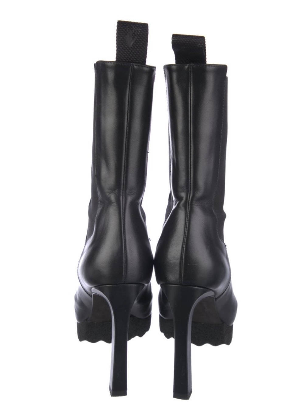 Off-White leather heeled booties - Picture 5 of 6